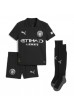 Manchester City Omar Marmoush #7 Jalkapallovaatteet Lasten Vieraspeliasu 2025-26 Lyhythihainen (+ Lyhyet housut)